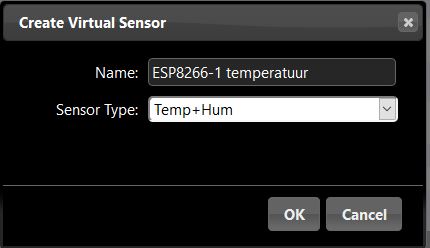 Sensor aanmaken