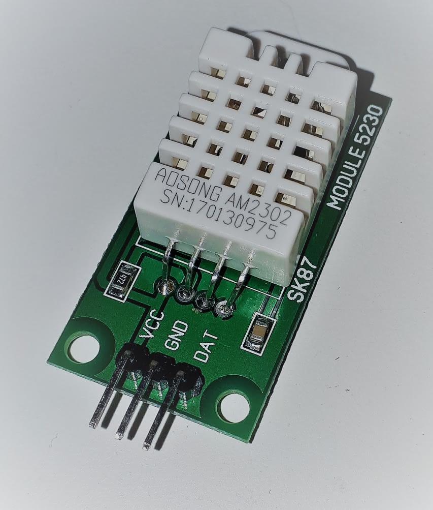 DHT22 temperatuursensor